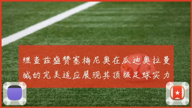 理查兹盛赞塞梅尼奥在瓜迪奥拉曼城的完美适应展现其顶级足球实力